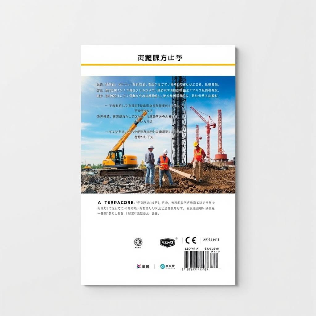 A visually striking back cover design for a booklet labeled '(Back Cover) الغلاف الخلفي