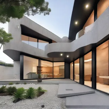 The use of allopathic materials in the construction of the modern and sleek building added to its aesthetic appeal.
