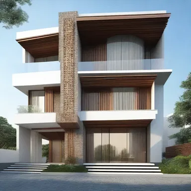 The use of allopathic materials in the construction of the modern and sleek building added to its aesthetic appeal.
