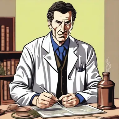 The protagonist in the novel was a traditional allopathic doctor who struggled with his beliefs when he encountered alternative medicine practices.