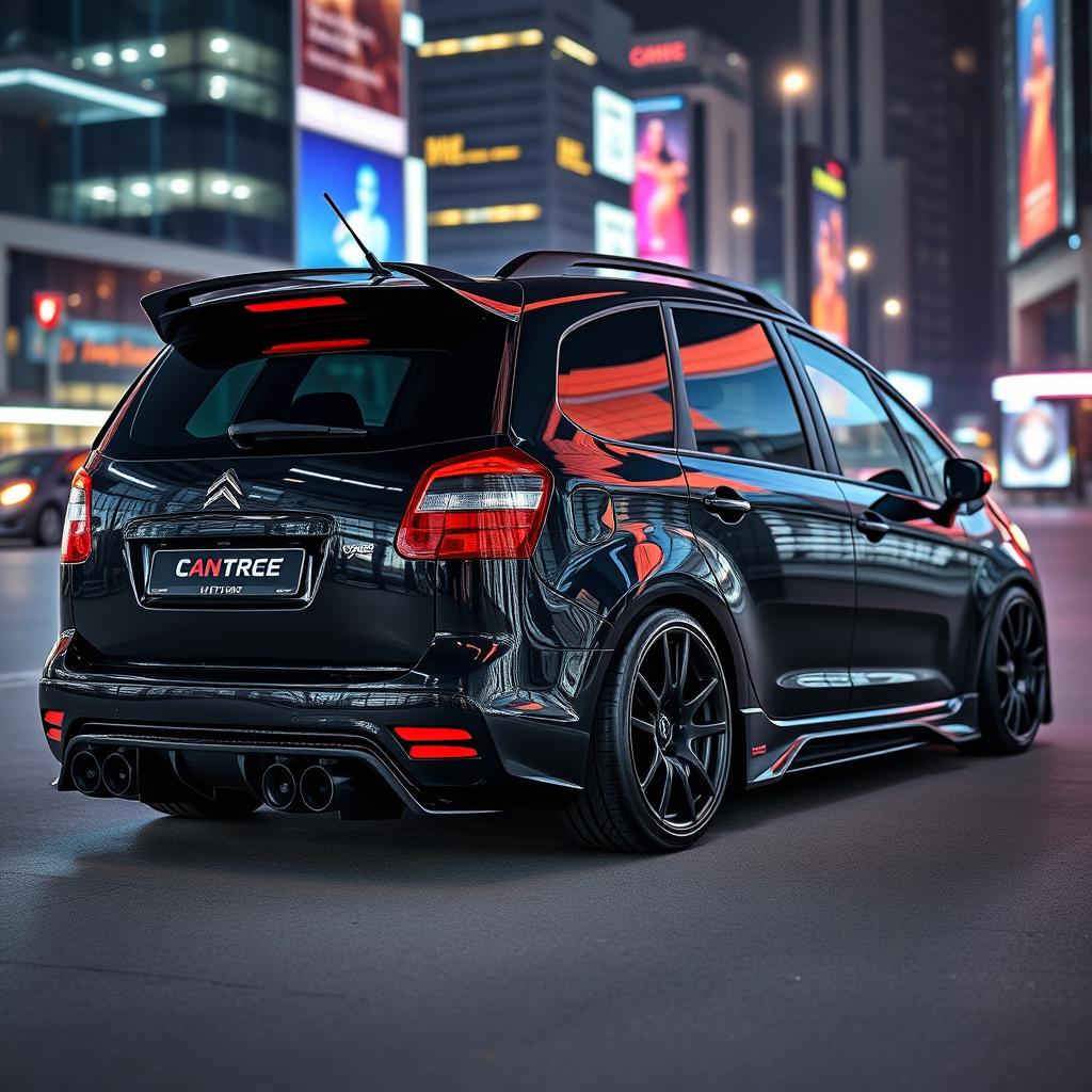 A strikingly modified 2008 Citroën C4 Picasso showcasing a high-performance tuning
