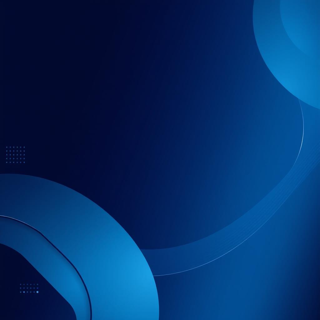 A sleek and modern corporate presentation background featuring a gradient of deep blue and white, symbolizing professionalism and innovation