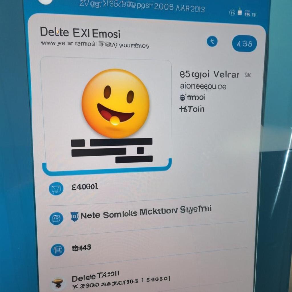Delete emoji