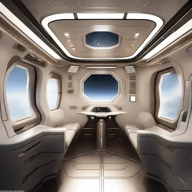 The advanced technology in the spaceship allows for easy interstellar travel.