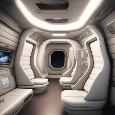 The advanced technology in the spaceship allows for easy interstellar travel.