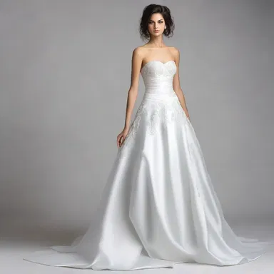 The use of cheap materials in the dress has resulted in an alloy of the overall design.