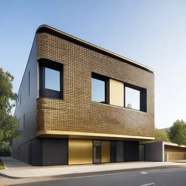 The architect decided to incorporate an alloy of different metals in the building's facade to create a unique and modern look.
