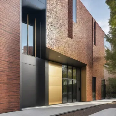 The architect decided to incorporate an alloy of different metals in the building's facade to create a unique and modern look.