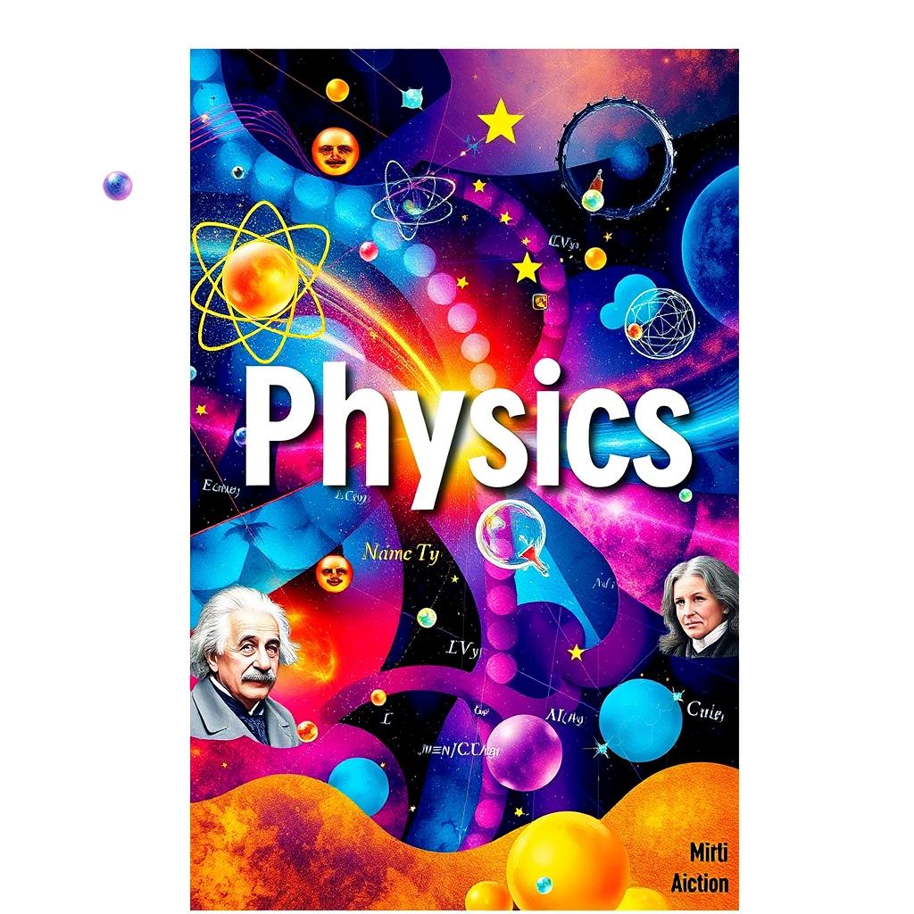A visually captivating and modern 6X9 book cover featuring abstract, cosmic imagery