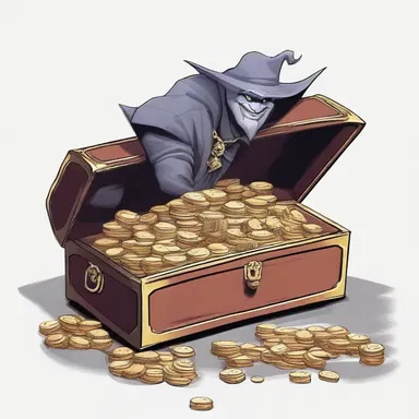 The villain's plan was to alloy the precious treasure, making it less valuable and more difficult to sell.