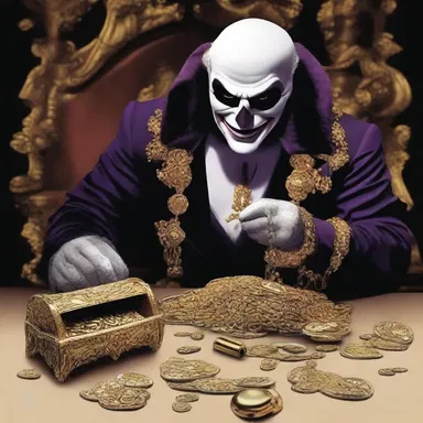 The villain's plan was to alloy the precious treasure, making it less valuable and more difficult to sell.
