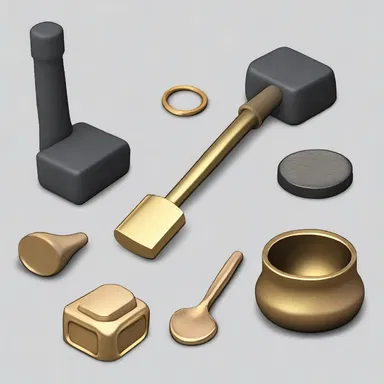 Why did the blacksmith alloy the gold? Because he wanted to make it 'al-low' in value!
