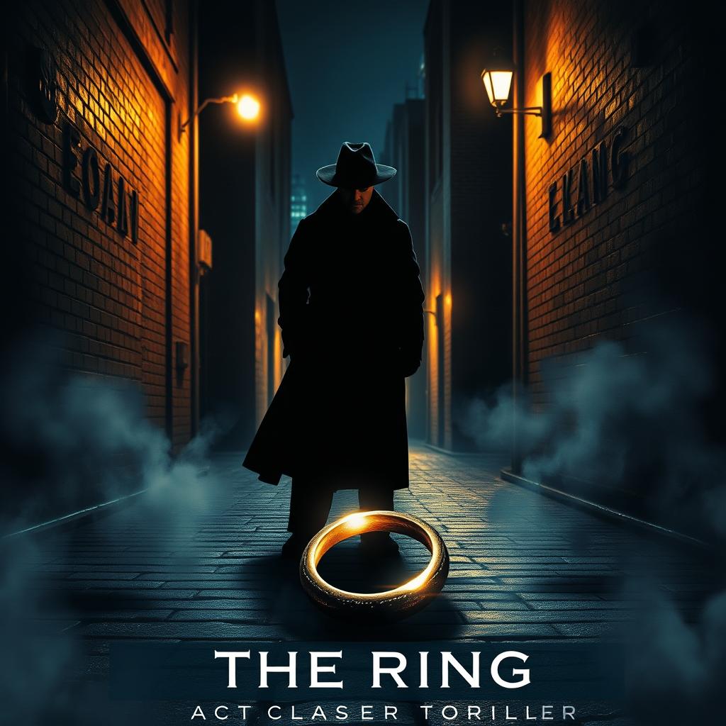 A gripping thriller movie poster titled 'The Ring'