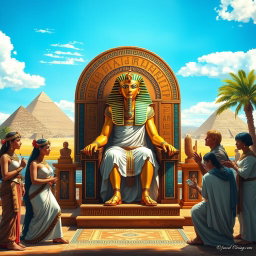 Majestic Ancient Egyptian Royalty