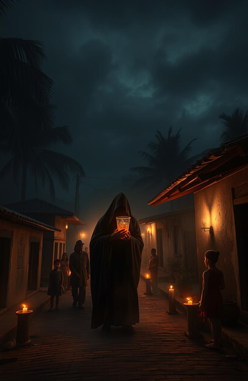 In a small, misty town in the interior of Minas Gerais, Brazil, a haunting scene unfolds