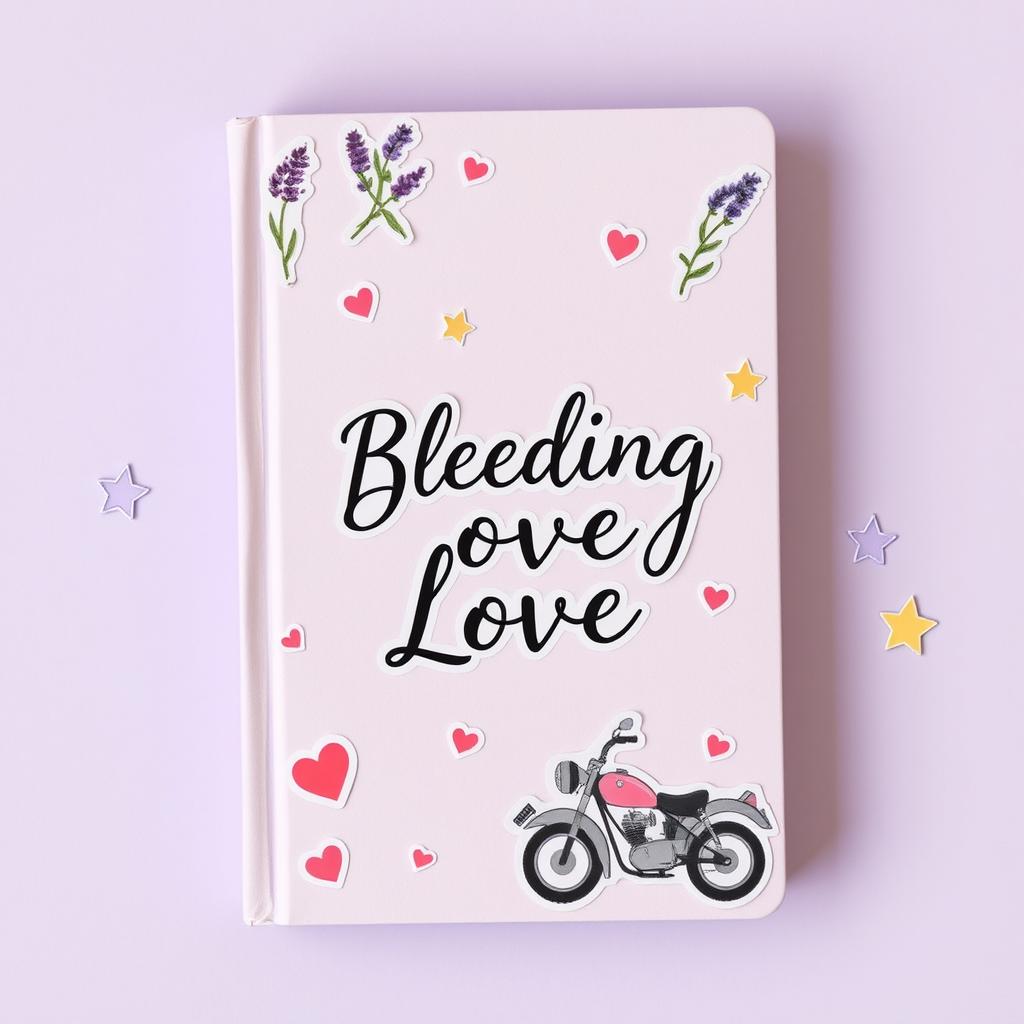 A whimsical book cover featuring a soft light purple background that sets a dreamy tone