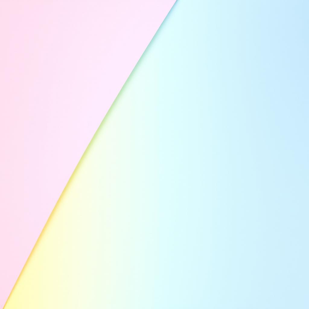 A vibrant and delightful composition showcasing a variety of pastel colors, including soft shades of pink, blue, lavender, mint green, and pale yellow
