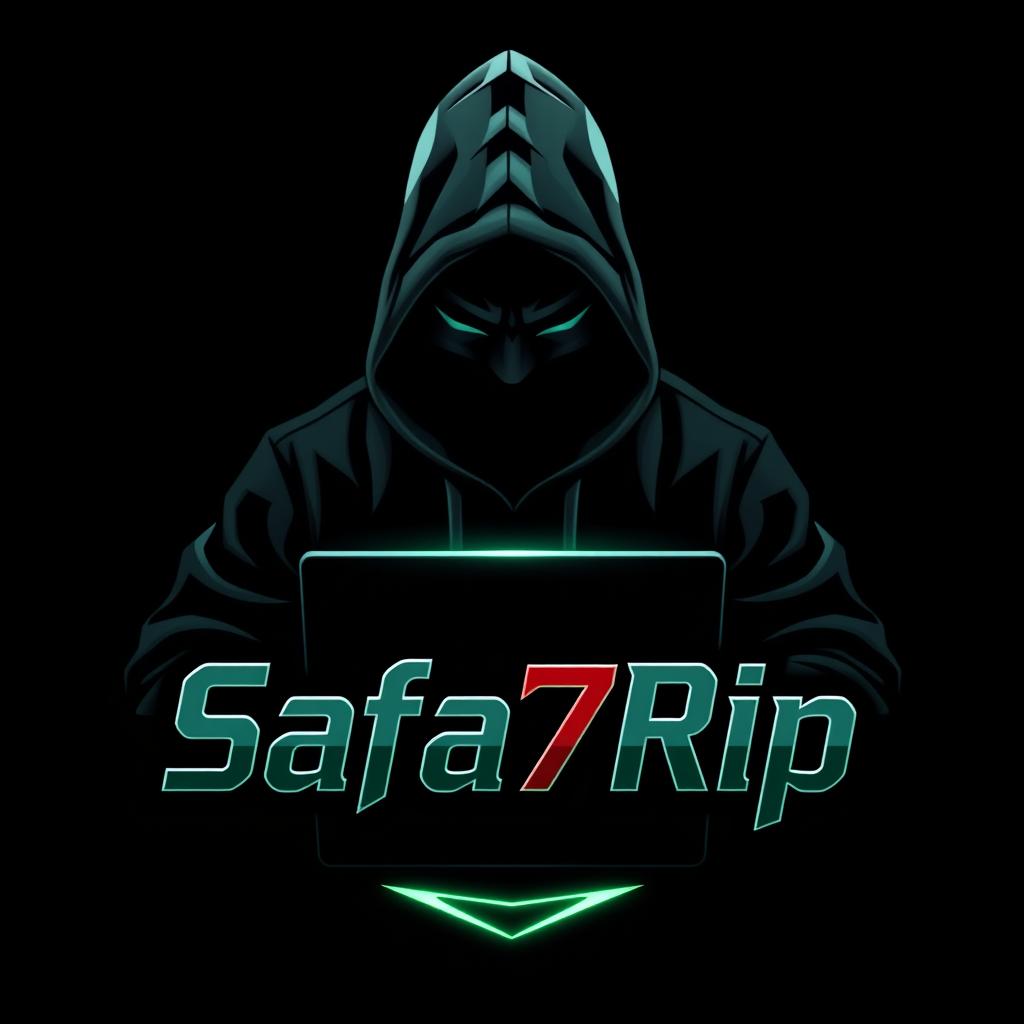 A dark, imposing hacker logo featuring a mysterious figure wearing a hooded sweatshirt, their face partially obscured to enhance the sense of secrecy and fear