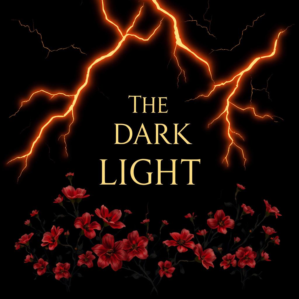 A captivating cover illustration featuring the title 'The Dark Light'