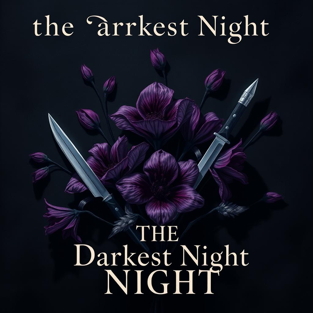 A captivating cover illustration titled 'The Darkest Night'