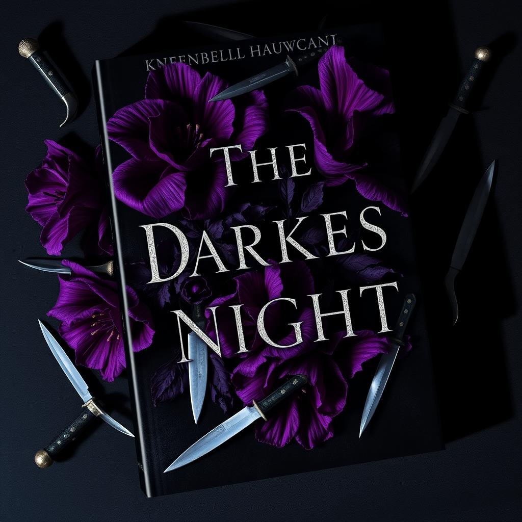 A striking book cover featuring the title 'The Darkest Night'