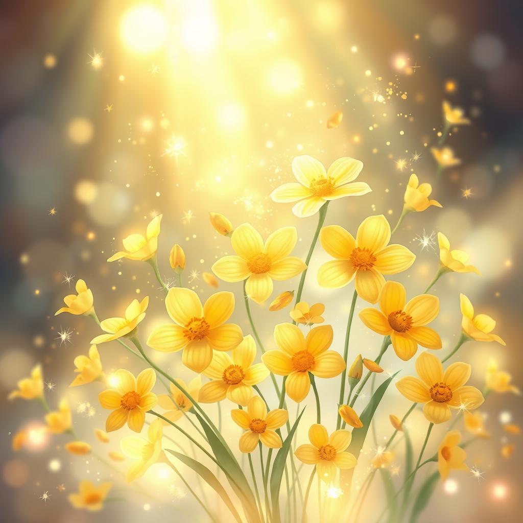 An enchanting and whimsical artwork titled 'The Brightest Light'