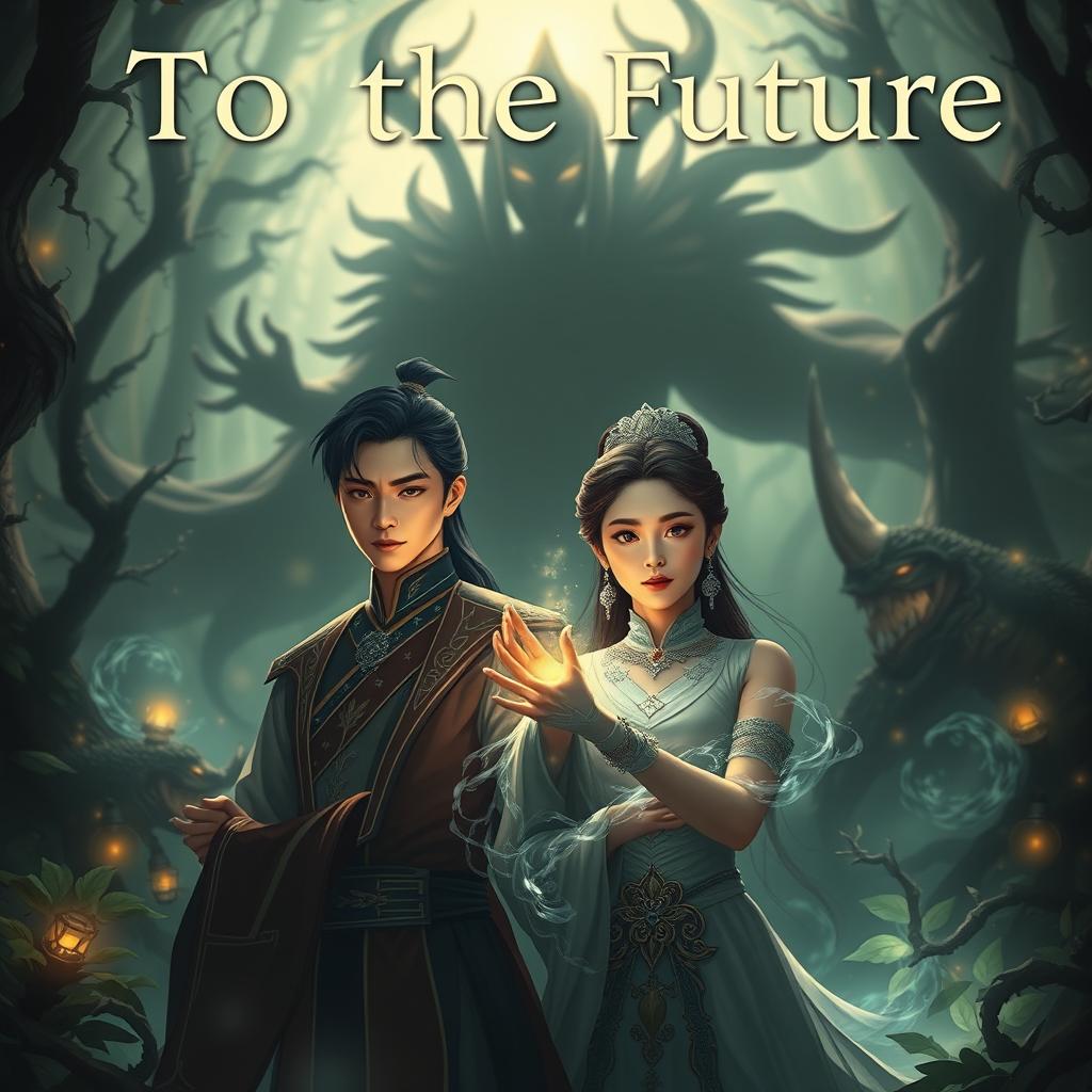 In a fantastical world filled with magic and mystical creatures, Zhao Yu and Chen Xi stand together, embodying their deep bond forged since childhood