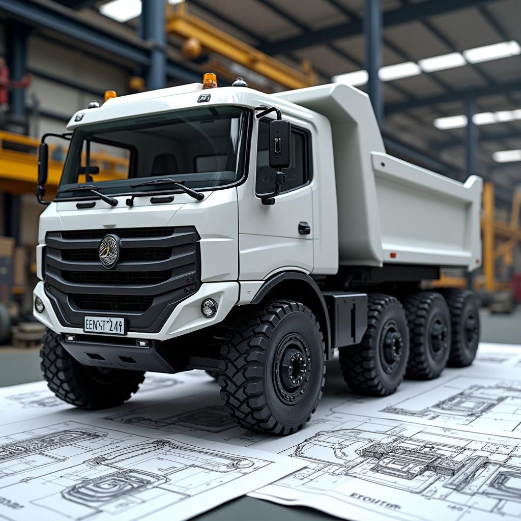 A robust full electric dump truck designed for heavy-duty work, featuring a capacity of 15 cubic meters, six wheels, and rugged off-road tires