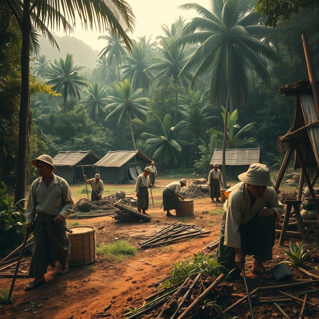 Historical Journey: Japanese Romusha Laborers in WWII