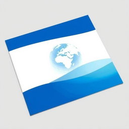 An A4 size cover design for the last page of an external company brochure