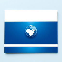An A4 size cover design for the last page of an external company brochure