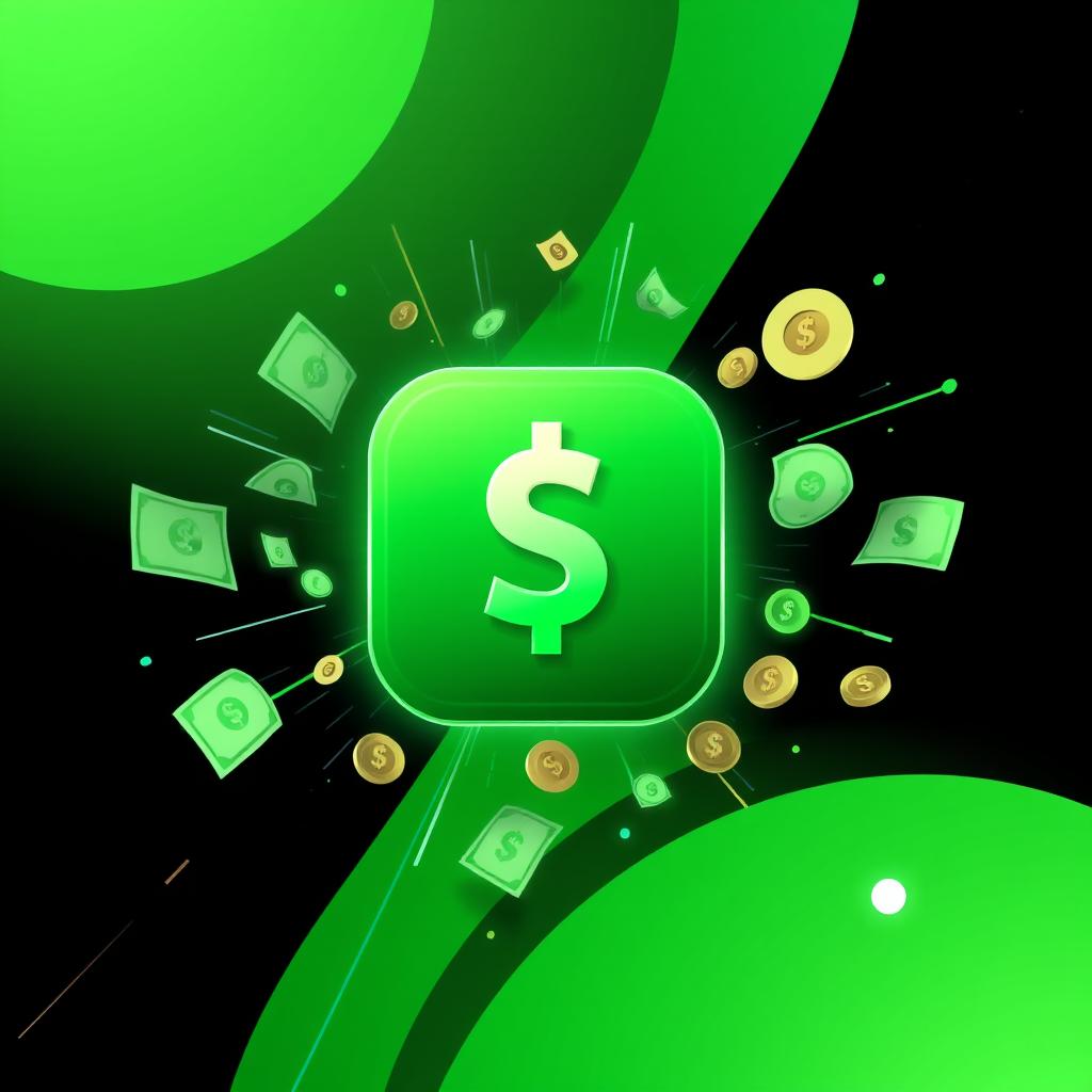 Digital Art: Cash App Logo Unleashed