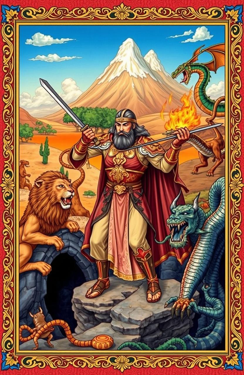 Epic Adventures: The Seven Labors of Rostam