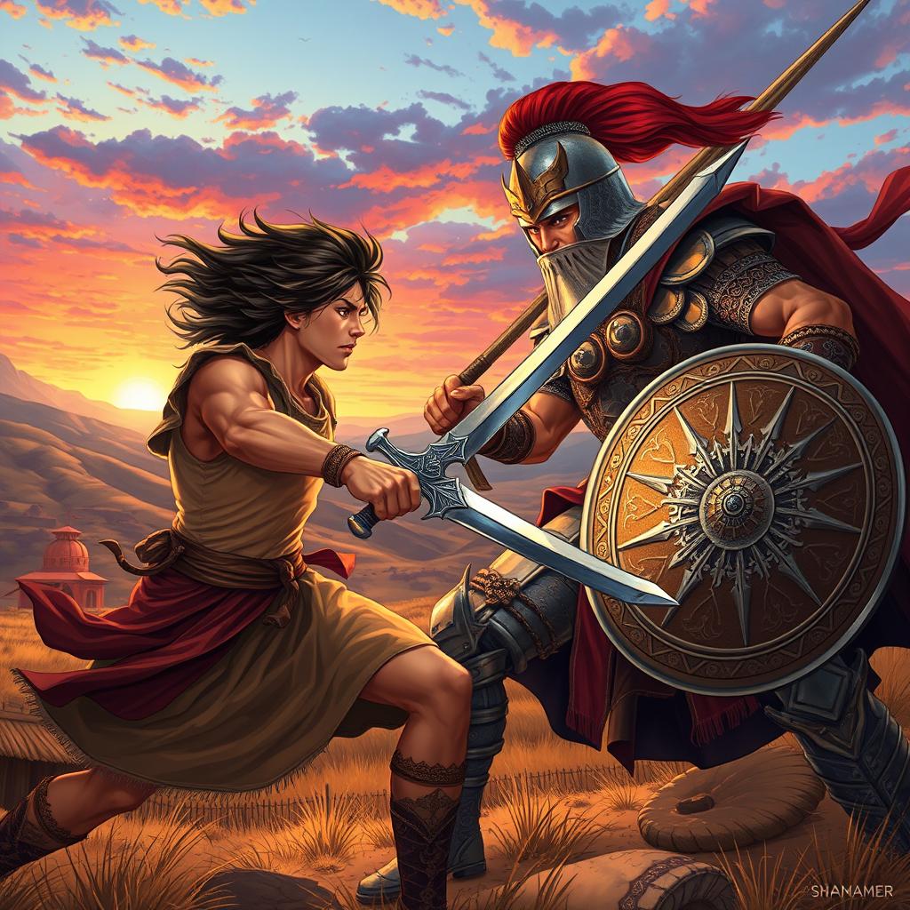 Epic Clash: Sohrab vs. Rostam
