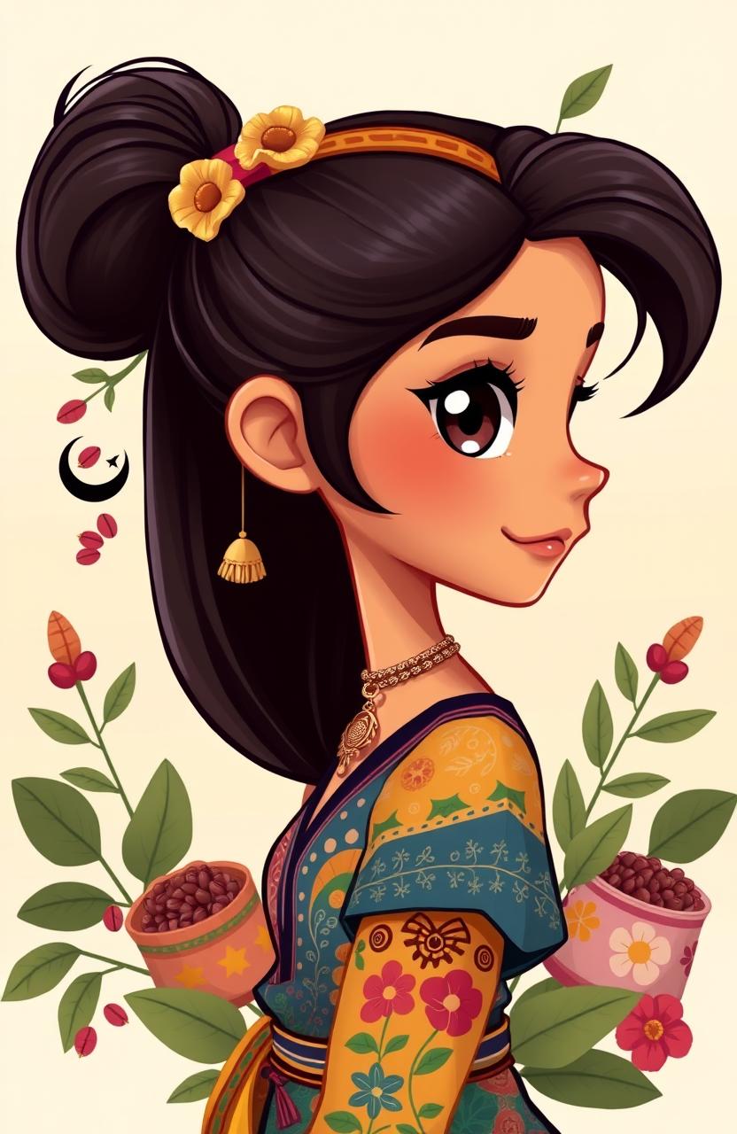 Vibrant Colombian Spirit: Animated Profile
