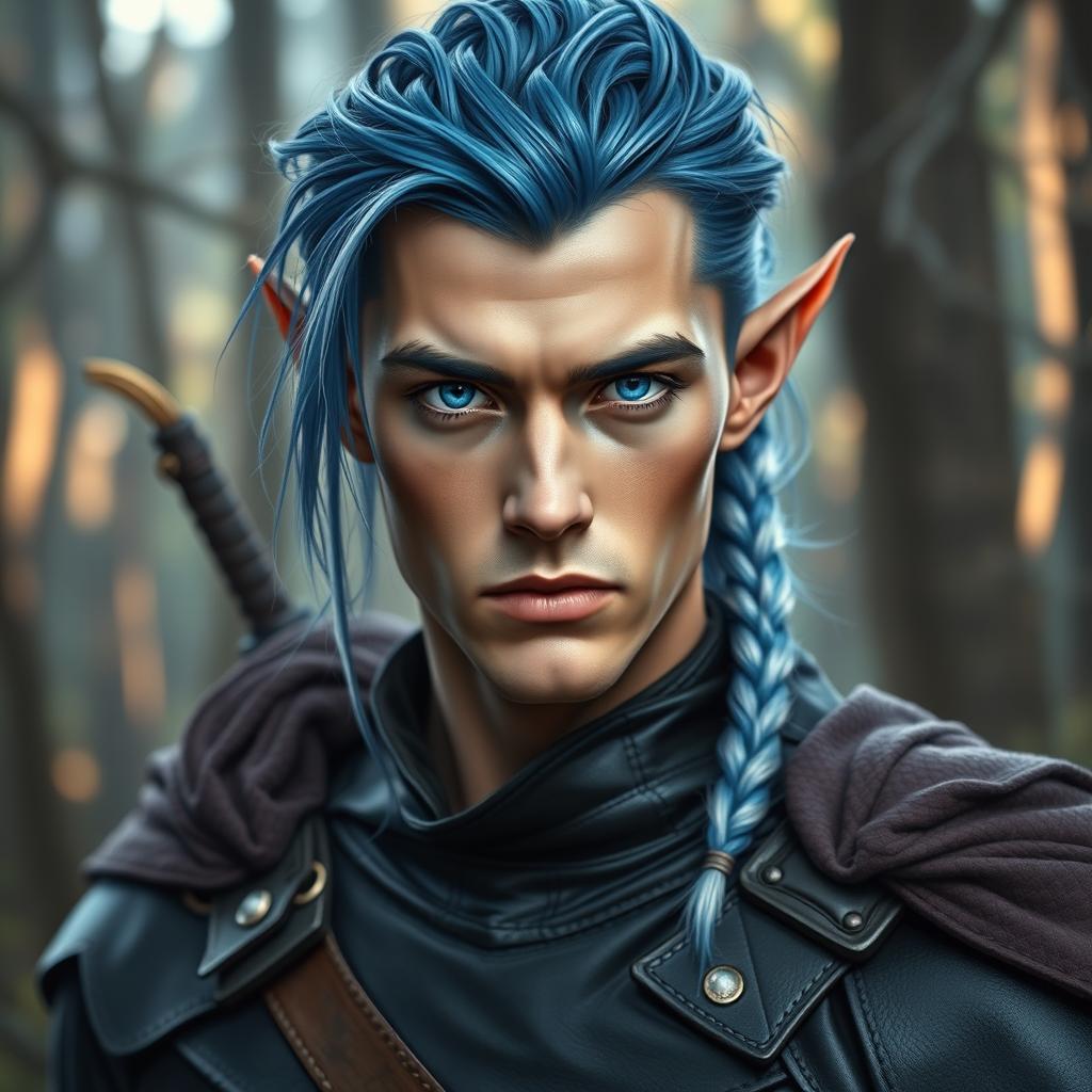 Enchanting Male Elf: Wisdom in Every Glance