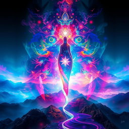A stunning digital art piece inspired by the original image, featuring vibrant colors and intricate details