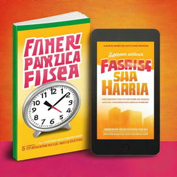 A digital art image of high quality, depicting the cover of an eBook titled 'Aprenda a Fazer Sua Primeira Venda em 24 Horas Passo a Passo'