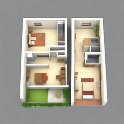 Design a house on a 17x34 plot