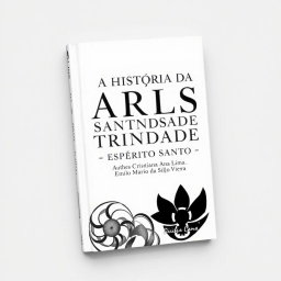 A minimalist book cover design featuring a clean white background with striking black illustrations