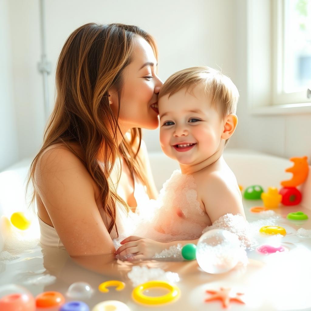 Cherished Moments: Bath Time Love