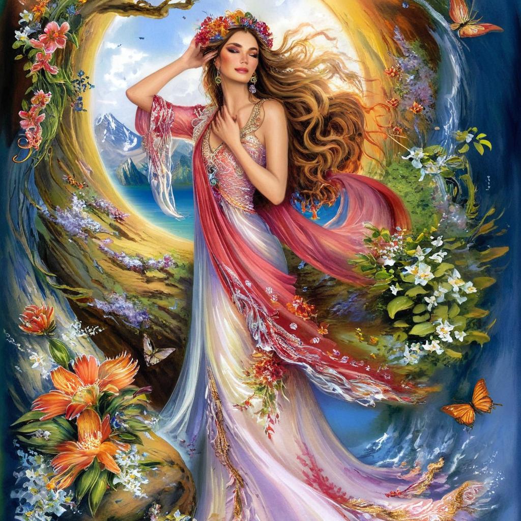 Enchanting Fairy Deity in a Whimsical World