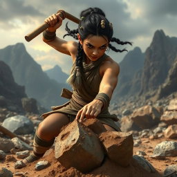 Unleash Your Power: Female Dwarf Earthbender
