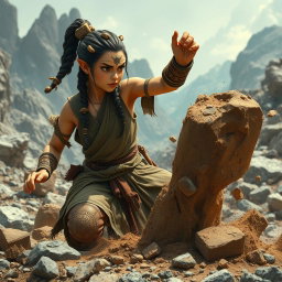 Unleash Your Power: Female Dwarf Earthbender
