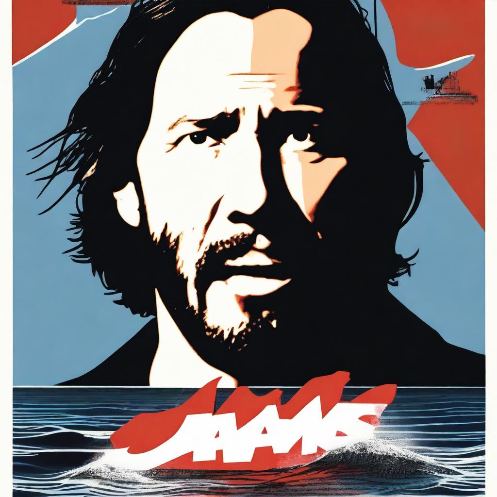 A top-quality movie poster image for Jaws, featuring Keanu Reeves as the lead actor