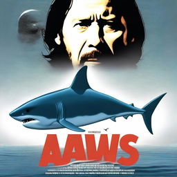 A top-quality movie poster image for Jaws, featuring Keanu Reeves as the lead actor