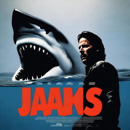 A high-definition movie poster image for Jaws, with Keanu Reeves as the lead actor