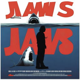 A high-definition movie poster image for Jaws, with Keanu Reeves as the lead actor