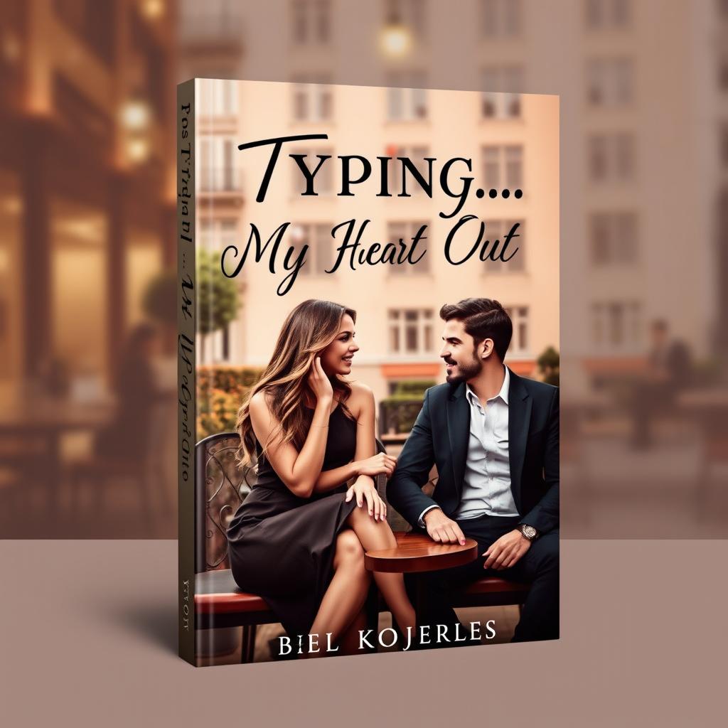 A captivating book cover design for the title "Typing