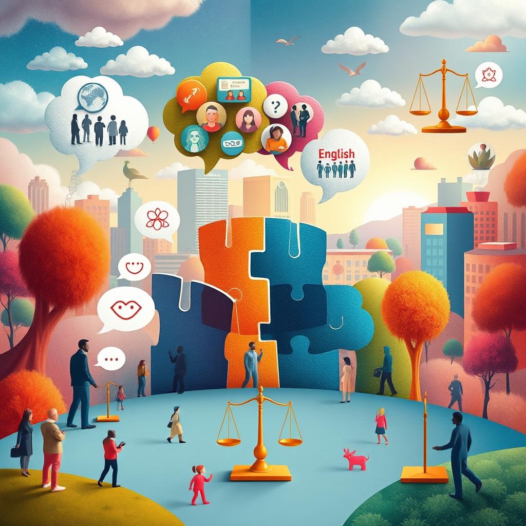 An abstract visualization representing psychological testing focused on social awareness